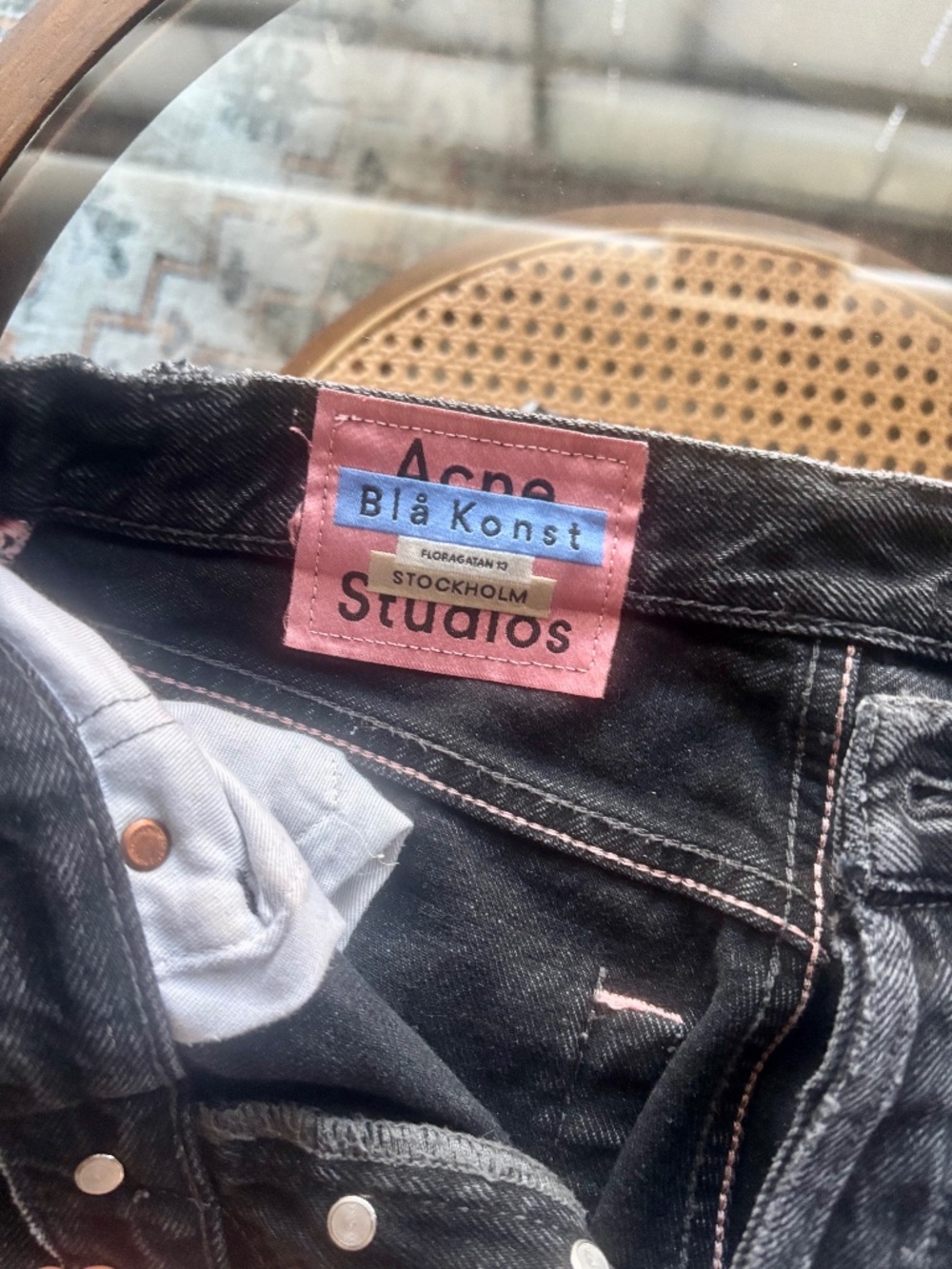 Acne studios women denim pants